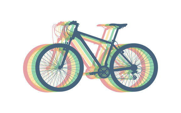 Fototapeta Mountain bike.