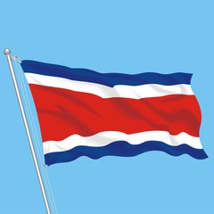 Flag Costa Rica