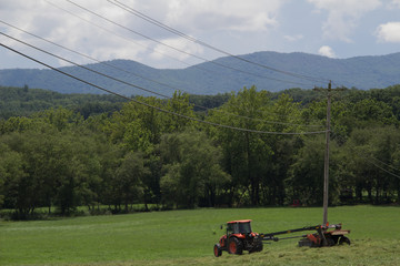 Mountain Farm Landscape