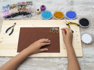 Beads. handmade imitation jewelry making. 