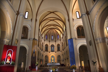 Obraz premium Notre Dame Cathedral Inside Basilica Saigon Vietnam