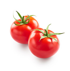 Tomatoes isolated on white background