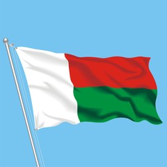 Flag Madagaskar