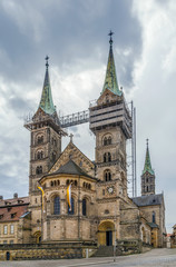 Fototapeta na wymiar Bamberg cathedral, Germany