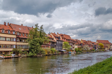 Fototapeta na wymiar Little Venice, Bamberg, Germany