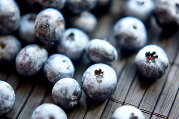 A bunch of blueberries popped out