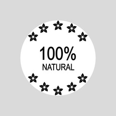 Fototapeta premium Sign of natural products4