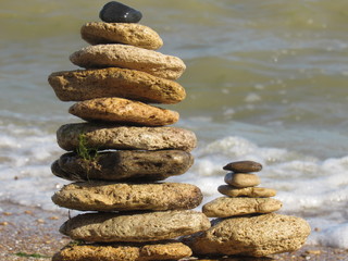 Stones and the sea