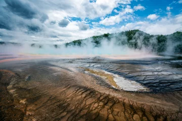 Fototapete Naturpark Geysers at Yellowstone National Park