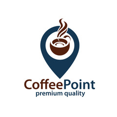 design of coffee point icon