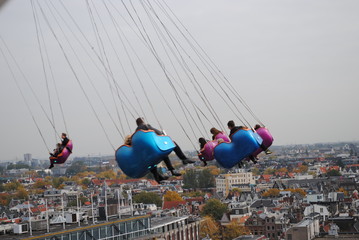 View of Amsterdam, Netherlands.