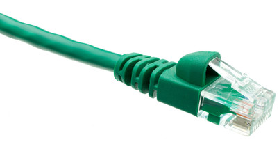 Green Ethernet RJ45 Network Cable
