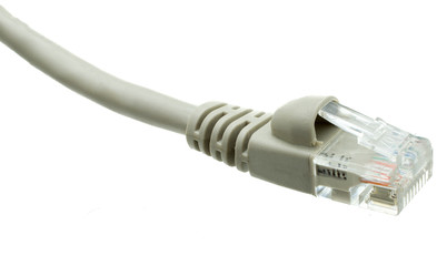 Grey Ethernet RJ45 Network Cable