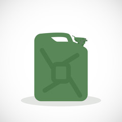 Canister vector icon in flat design style