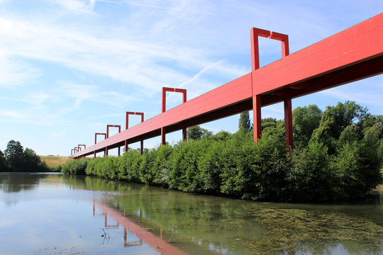 Cergy - La Passerelle de l'Axe Majeur
