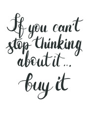 Hand letterring fashion text