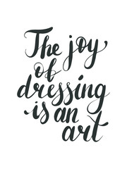 Hand letterring fashion text