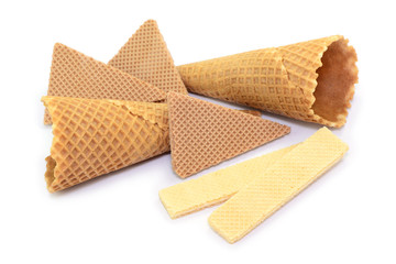 Waffeln Eistüten
