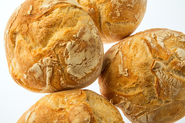four small bread