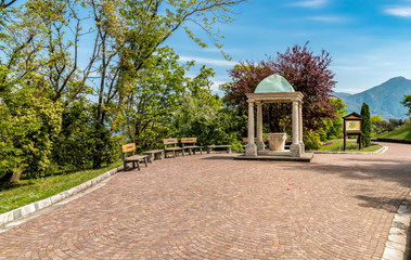 Botanical Gardens of Villa Taranto, located on the shore of Lake Maggiore in Pallanza, Verbania, Italy.