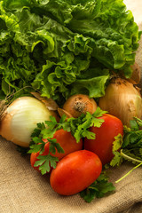 composition of vegetables