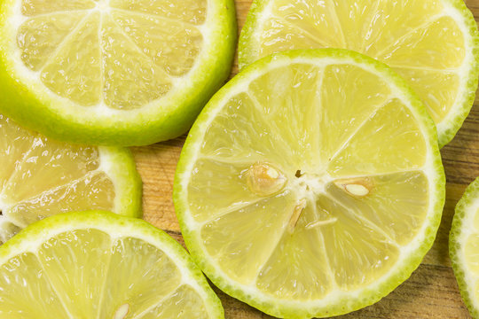 Lime is high in vitamin C vegetables fruit. fresh lemon lime citrus fruit slice  