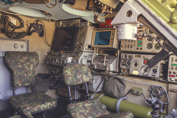 Console inside the army air defence vehicle 2