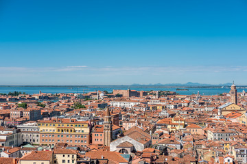 Fototapeta na wymiar Aerial view of Venice, Italy.