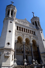 Basilique Notre Dame de Fourvière à Lyon, France