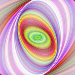 Fototapeta premium Multicolored elliptical fractal art background
