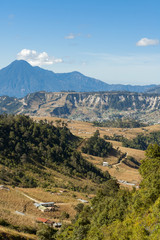 Fototapeta na wymiar Lake Atitlan with vulcano San Pedro, Guatemala