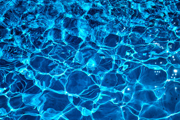 Water abstract background. blue water ripple background