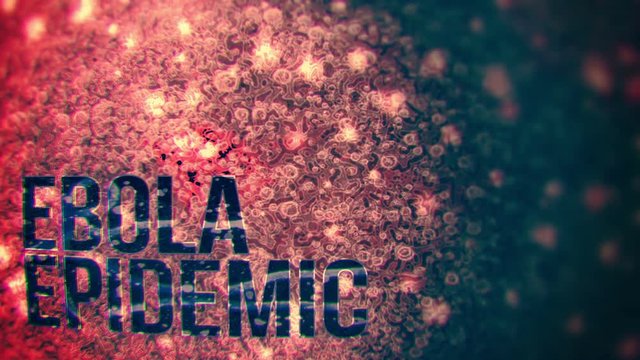 Ebola Epidemic - seamless motion background suitable for news broadcasts.