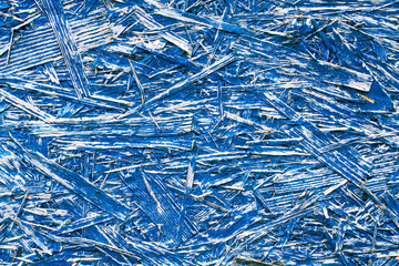 Blue painted Plywood Background used in construction site