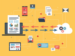 Cloud Computing and analysis financial data.