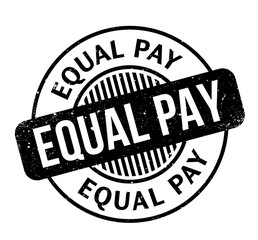 Equal Pay rubber stamp. Grunge design with dust scratches. Effects can be easily removed for a clean, crisp look. Color is easily changed.