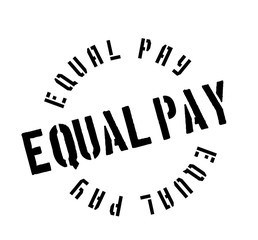Equal Pay rubber stamp. Grunge design with dust scratches. Effects can be easily removed for a clean, crisp look. Color is easily changed.