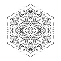 Abstract ornate mandala