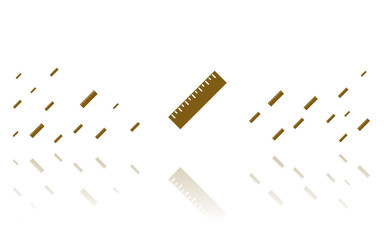 Lineal Reflektierend Weiss