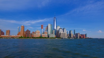 Naklejka premium New York From The Ocean