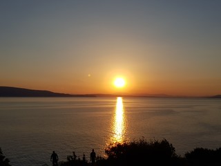 Sonnentuntergang in Kroatien