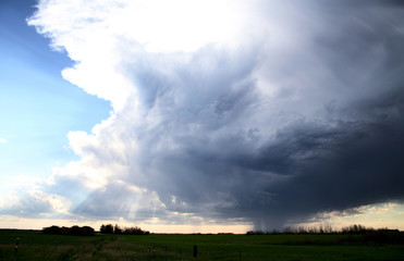 Obraz na płótnie Canvas Storm Clouds Saskatchewan