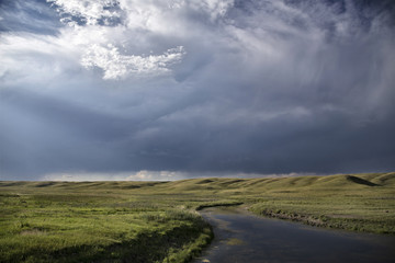 Fototapeta premium Storm Clouds Saskatchewan