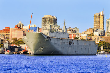 Fototapeta premium Sy HMASL02 helicarrier