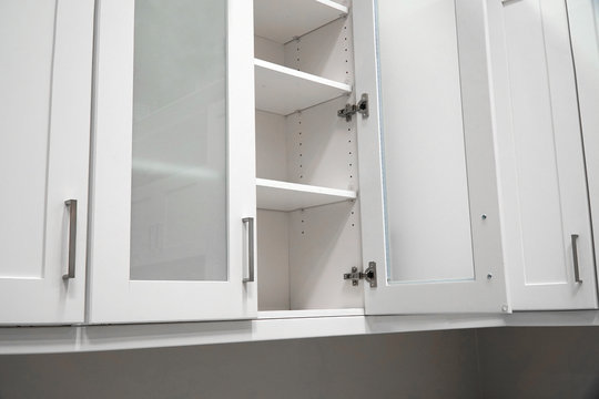 Kitchen Cabinet With Door Open