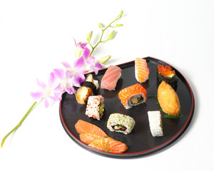 Healthy Colorful Sushi.