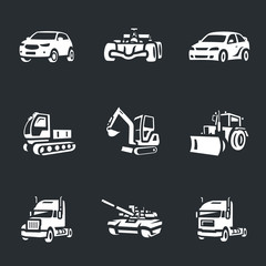 Vector Set of Transport Icons.