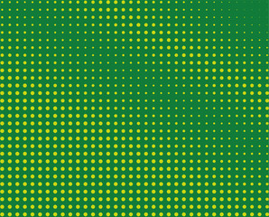 Cartoon pattern with circles, dots Halftone dotted background. Pop art style. Design element, border for web banners, cards, wallpapers.  Colorful. Vector illustration