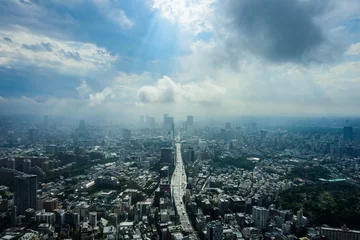 Badkamer foto achterwand 東京の都市風景 © kurosuke