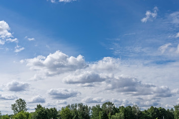 Sky with clouds